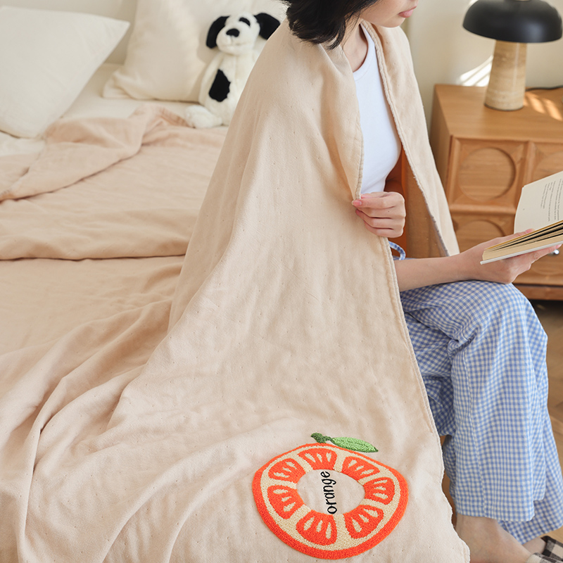 さわやか苺の夢ガーゼケット