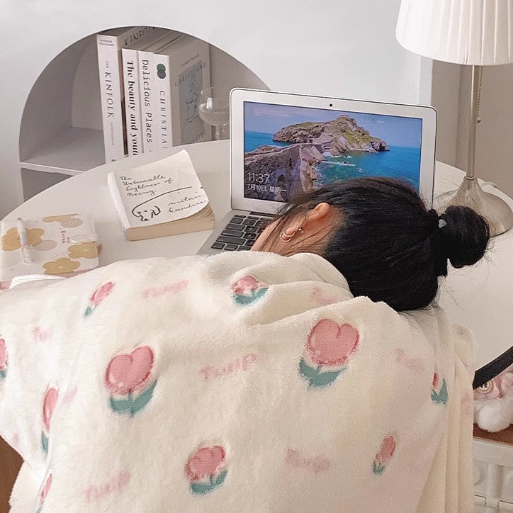 ガーゼケット 綿 花柄模様天然綿素材多重織りガーゼケット