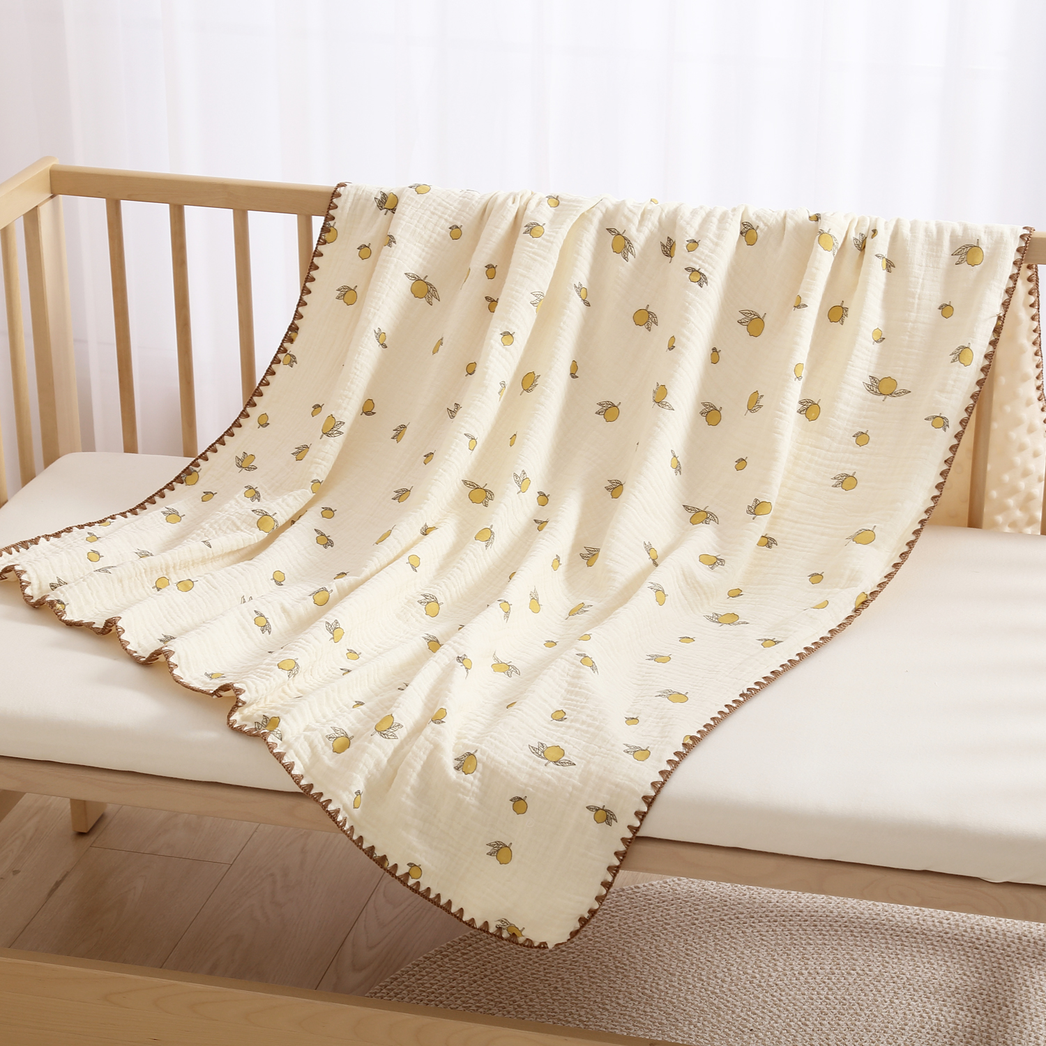  やわらか子守り くまさんガーゼケット