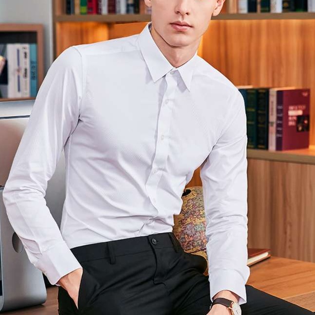ワイシャツ 上質シルエットのビジネスシャツ