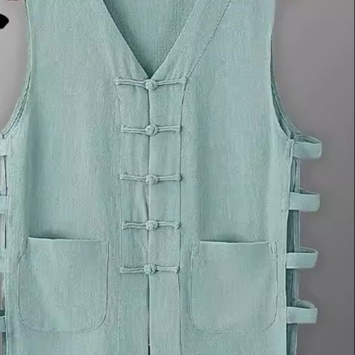 ジレ 伝統風中華ジレテーラード