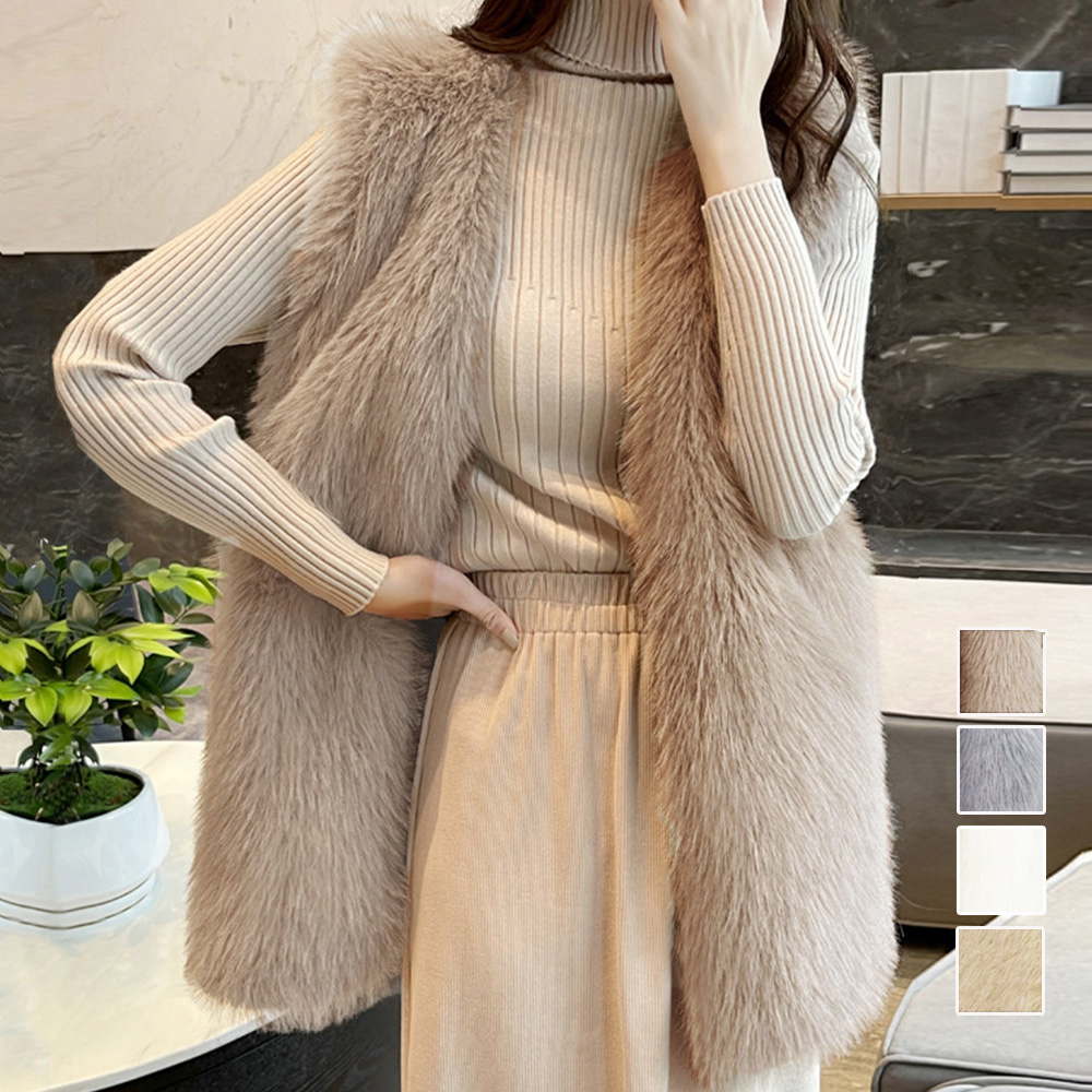 高品質エコファージレ 体型カバー韓国風ベスト