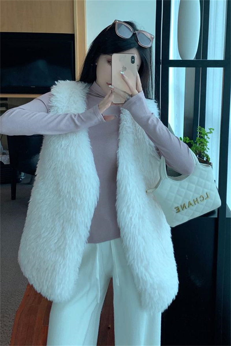 秋冬ふわふわエコファージレ好感度向上レトロベスト