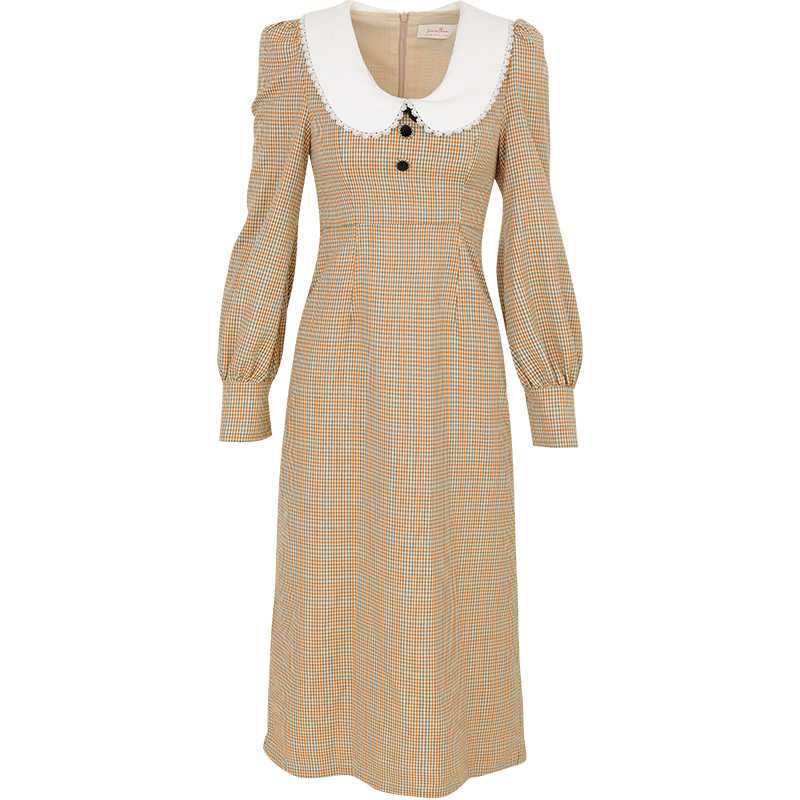 夏を元気に彩る！オレンジのギンガムチェックワンピース5選