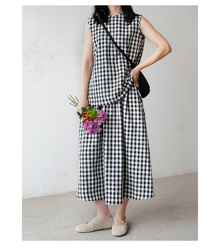 40代におすすめのギンガムチェックスカートコーデ5選