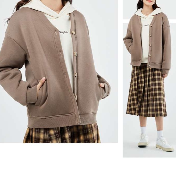 大人かわいい服 ゆったりニットジャケット