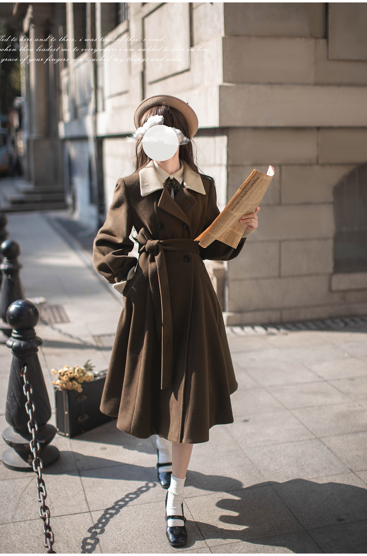 大人かわいい服 レトロクラシックチェック フリルワンピース