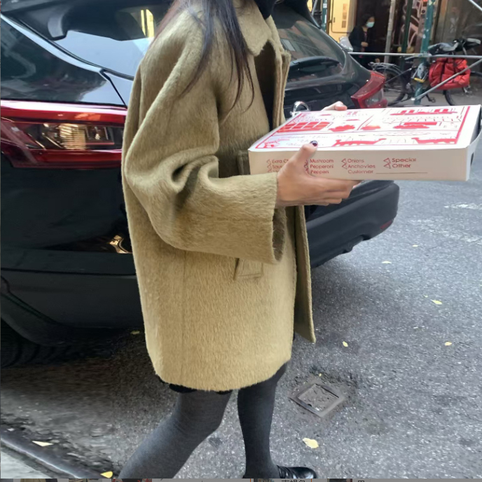 大人かわいい服 秋冬新作 大人かわいいチェスターコート 暖か体型カバーアウター