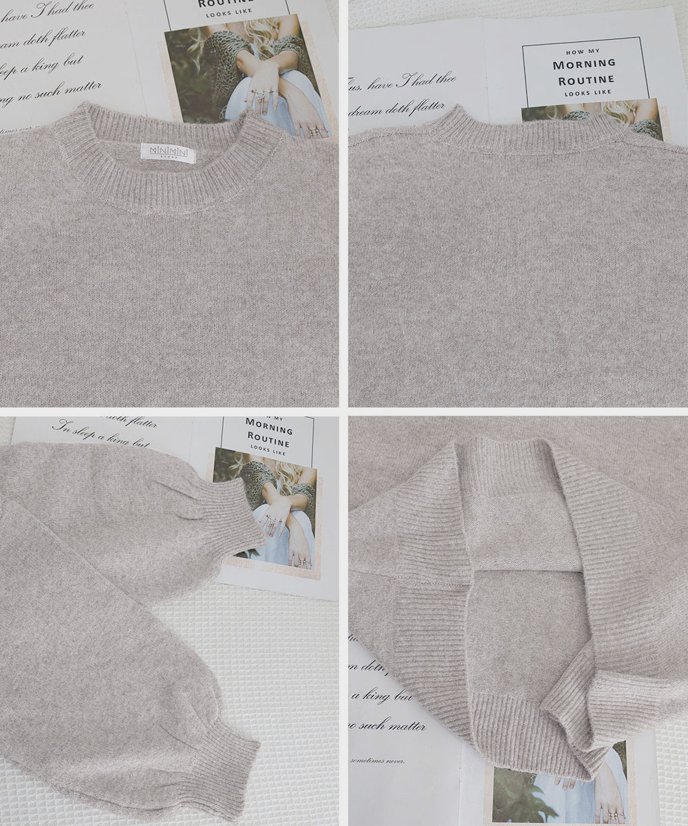 大人かわいい服 ゆったりコクーン編みニット秋冬長袖