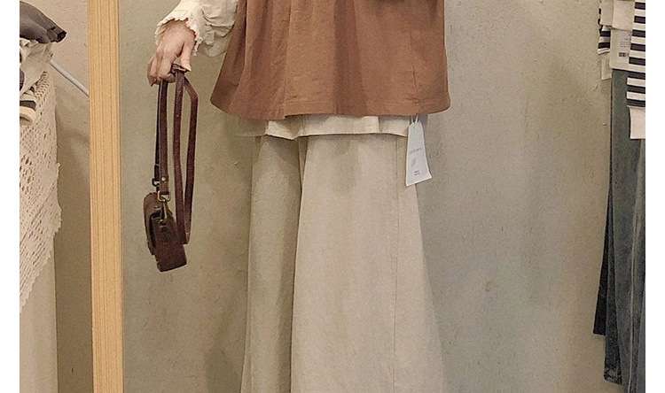 大人かわいい服 ロングワイドパンツ