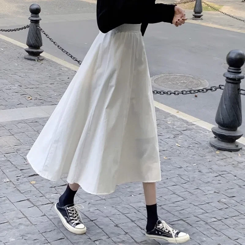 大人かわいい服 ふんわりギャザー入りフレアミディスカート