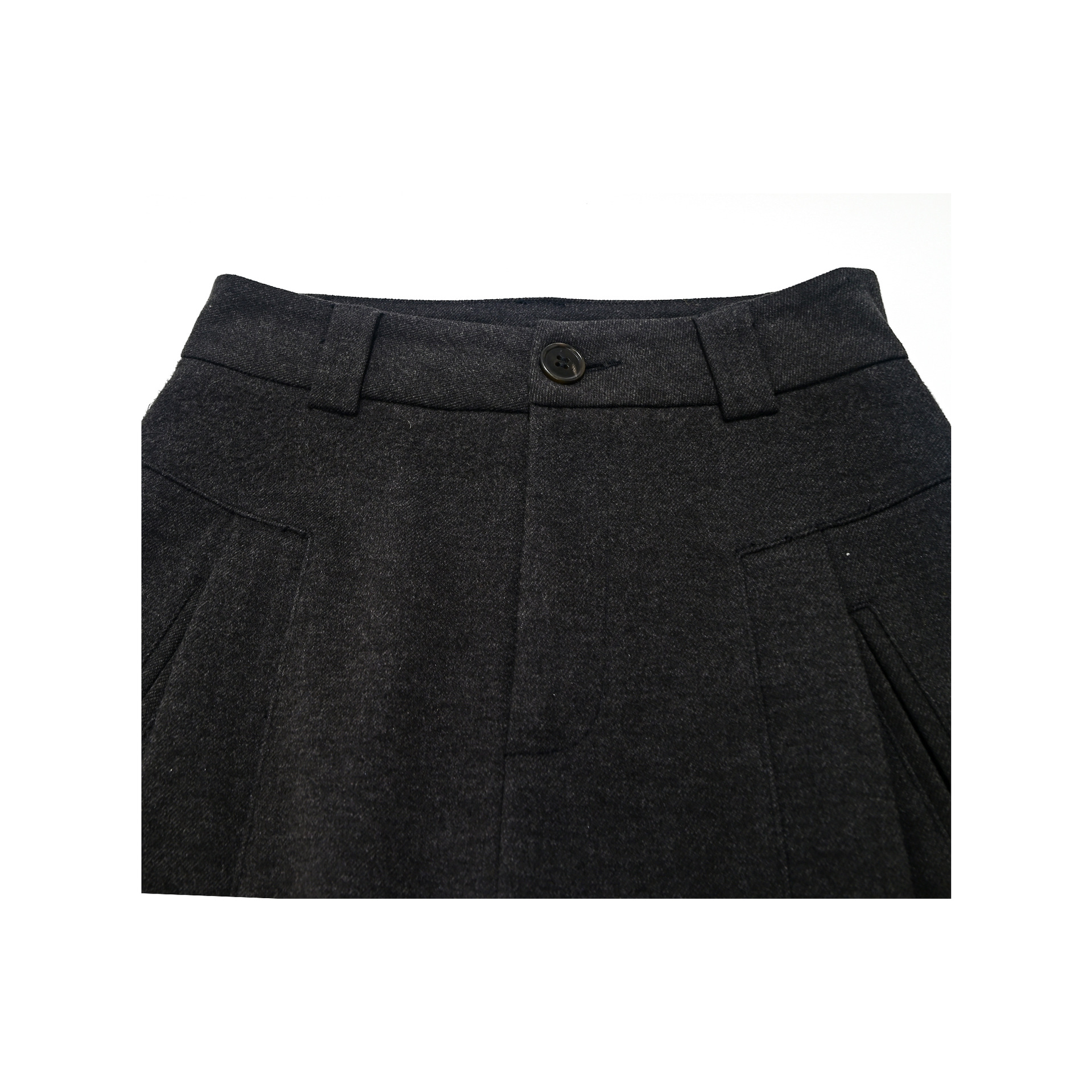 大人かわいい服 タックデザインゆったりワイドパンツ