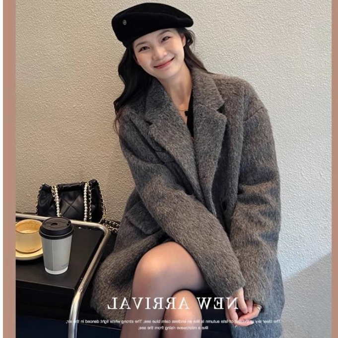 大人かわいい服 秋冬新作チェスターコート体型カバーミドル丈レディースアウター