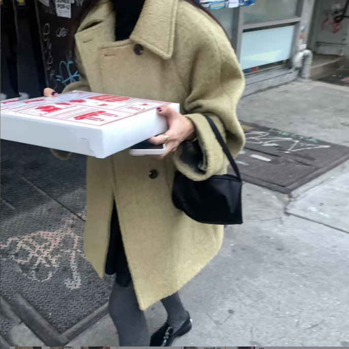 大人かわいい服 秋冬新作 大人かわいいチェスターコート 暖か体型カバーアウター