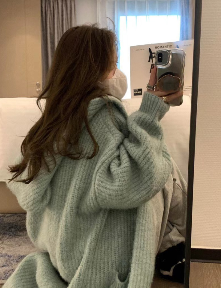 大人かわいい服 秋冬新作 上品ニットカーディガン 体型カバー 大人魅力