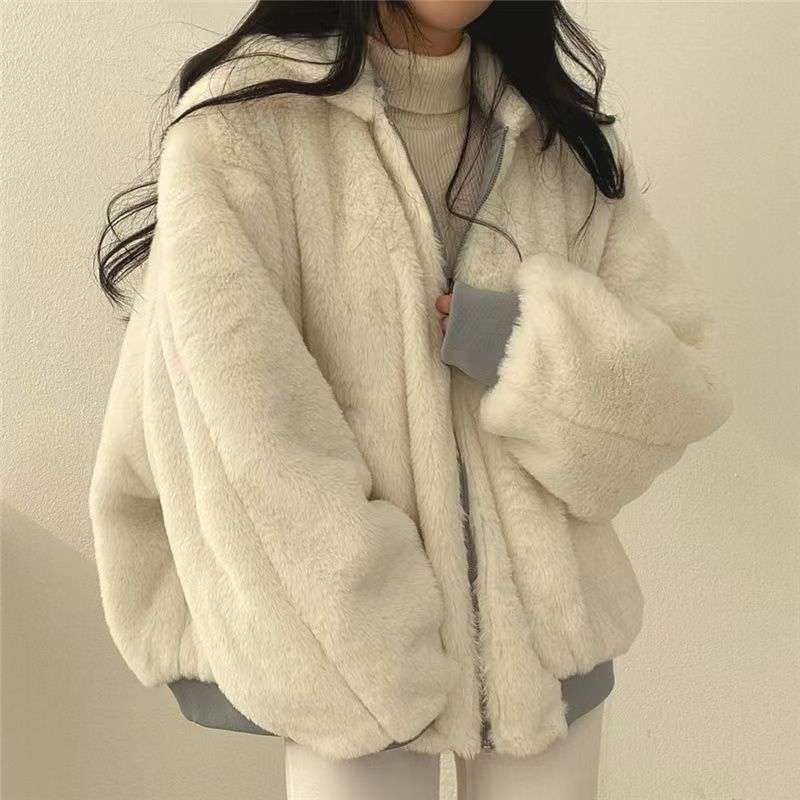 大人かわいい服 ふんわりボリューム中綿ジャケット