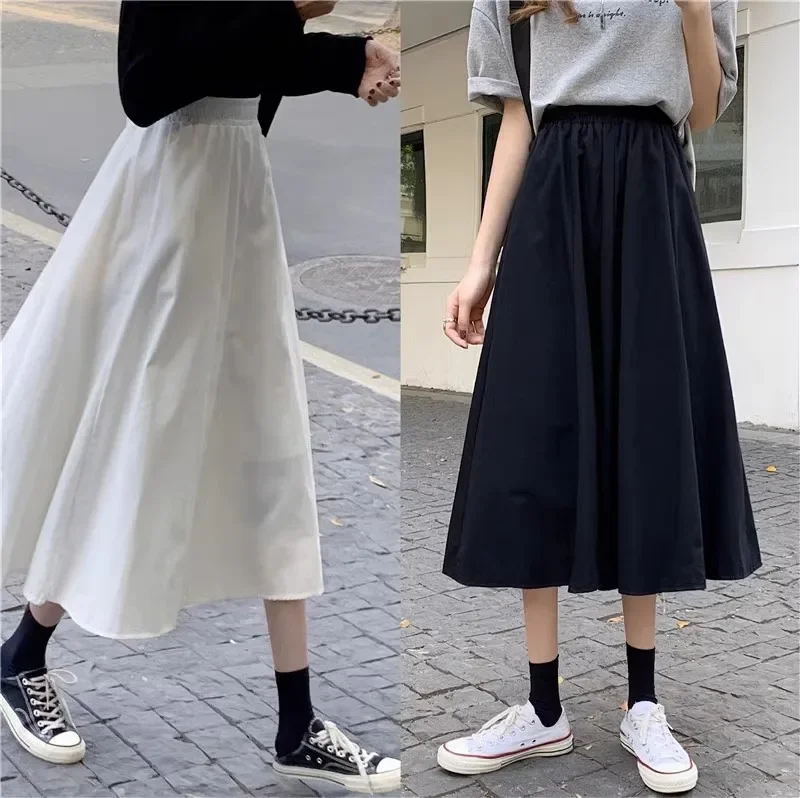 大人かわいい服 ふんわりギャザー入りフレアミディスカート