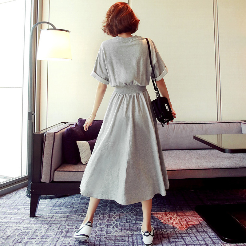 大人かわいい服 シンプル優美ギャザーワンピース