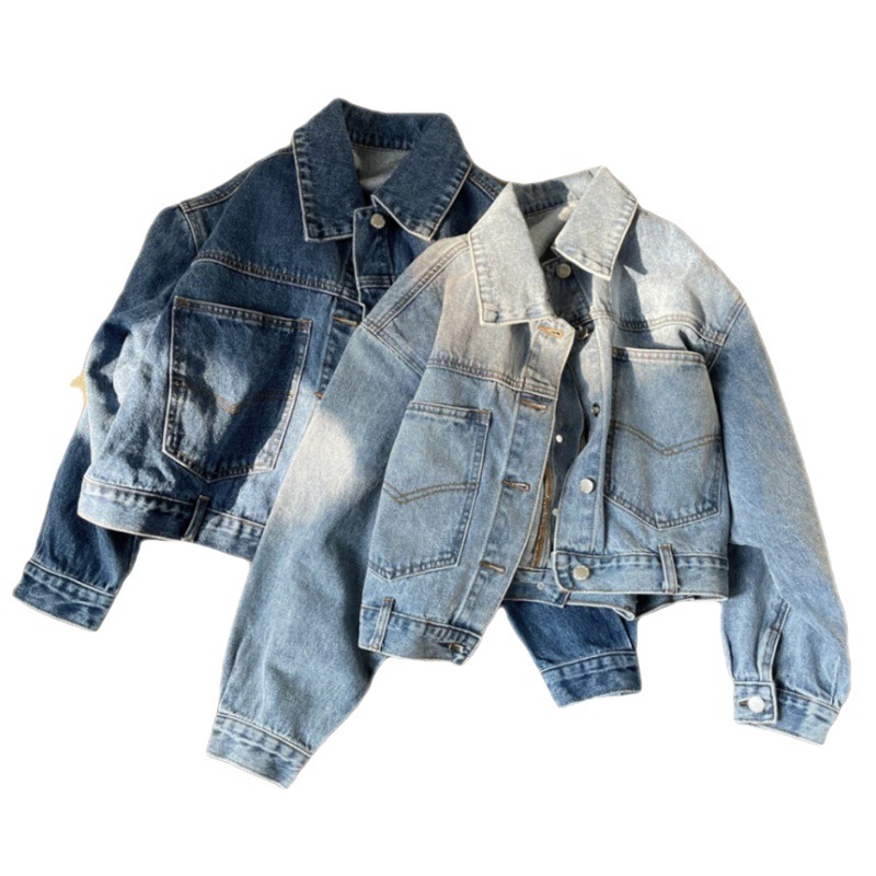 大人かわいい服 ショート丈デニムジャケット