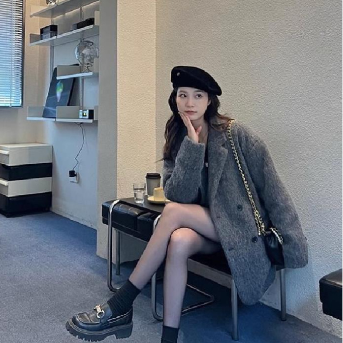 大人かわいい服 秋冬新作チェスターコート体型カバーミドル丈レディースアウター