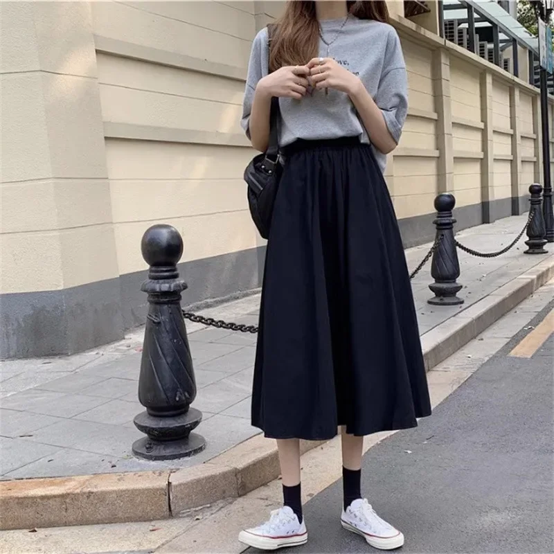 大人かわいい服 ふんわりギャザー入りフレアミディスカート