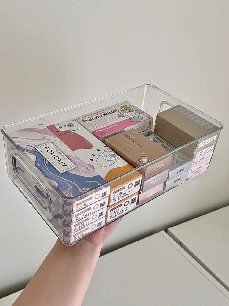 メイクボックス クリスタル コスメ 収納ケース