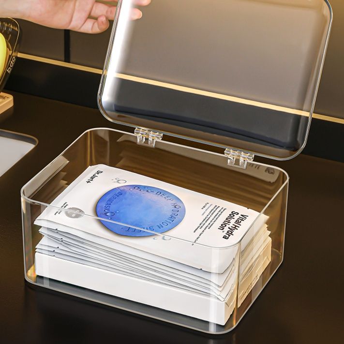 メイクボックス クリスタル収納ケース 化粧品整理箱