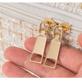 メイクボックス 上品ツイード風化粧ポーチ大容量収納ケース