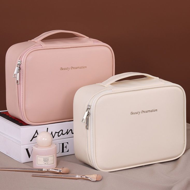 メイクボックス コンパクト化粧品収納ポーチ