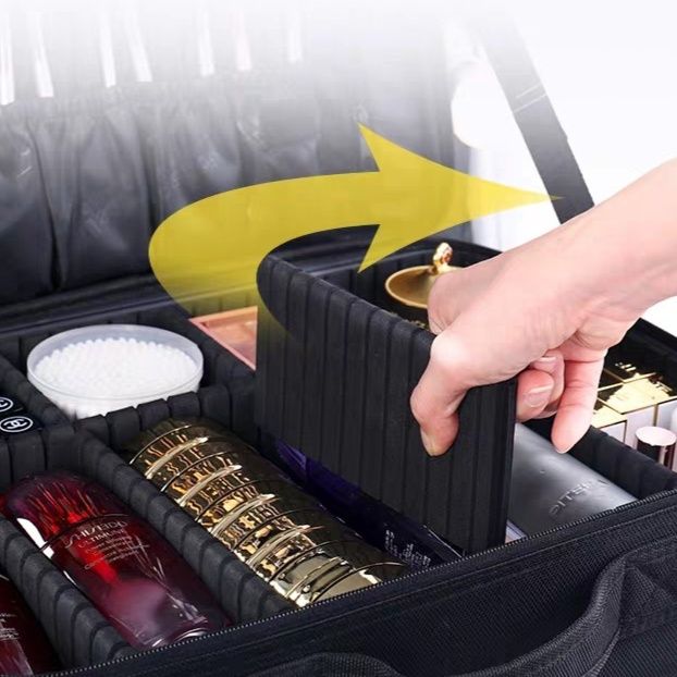 メイクボックス プロ仕様大容量化粧品収納ケース