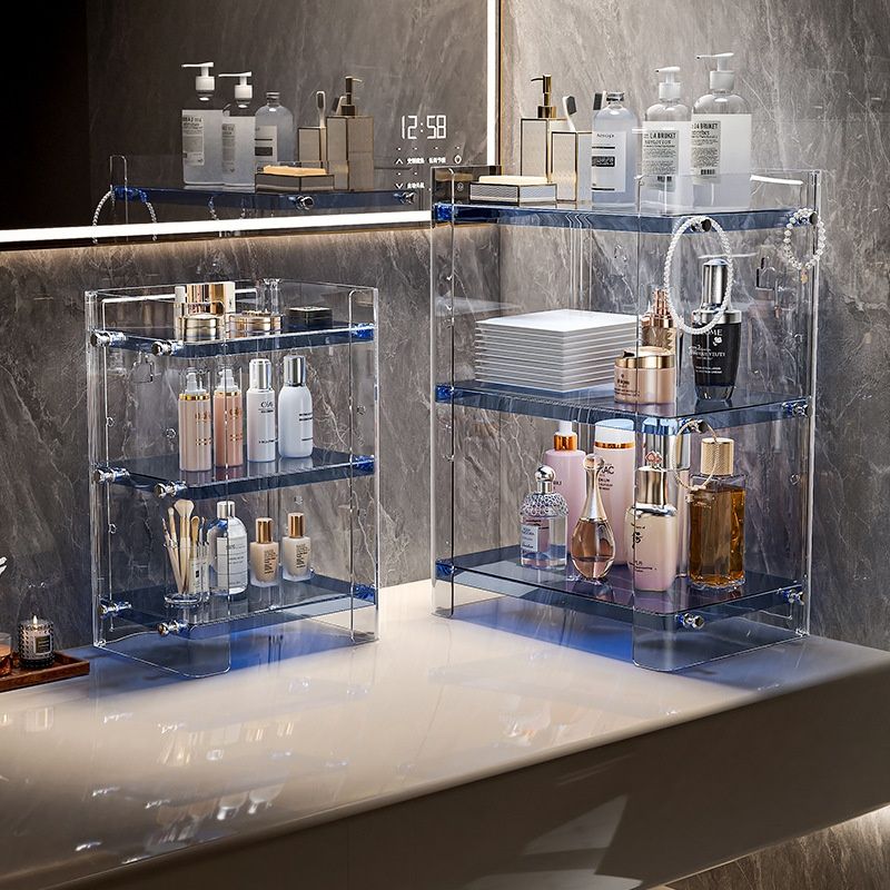 メイクボックス 多段式透明アクリル化粧品収納ボックス