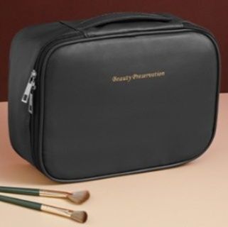 メイクボックス 大容量多機能仕切り付きシンプルメイクボックス