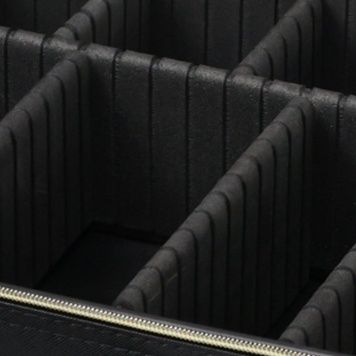 メイクボックス 黒色 大容量多層式プロ仕様化粧品収納ボックス