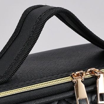 メイクボックス 黒色 大容量多層式プロ仕様化粧品収納ボックス