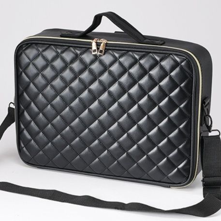 メイクボックス 黒色 大容量多層式プロ仕様化粧品収納ボックス