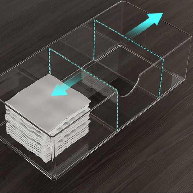 メイクボックス 透明引き出し付き卓上化粧品収納ケース