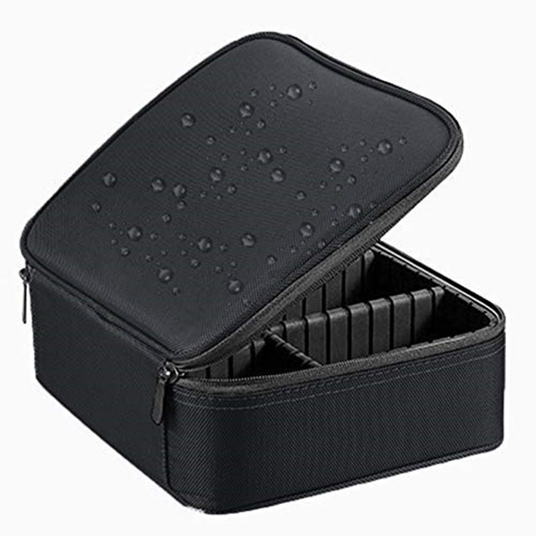 メイクボックス プロ仕様ブラシ収納付き大容量化粧品整理ケース