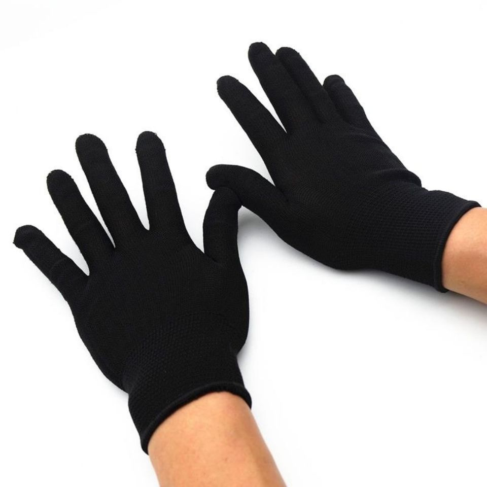 バイク　グローブ 吸湿速乾薄手メッシュ編みインナーグローブ