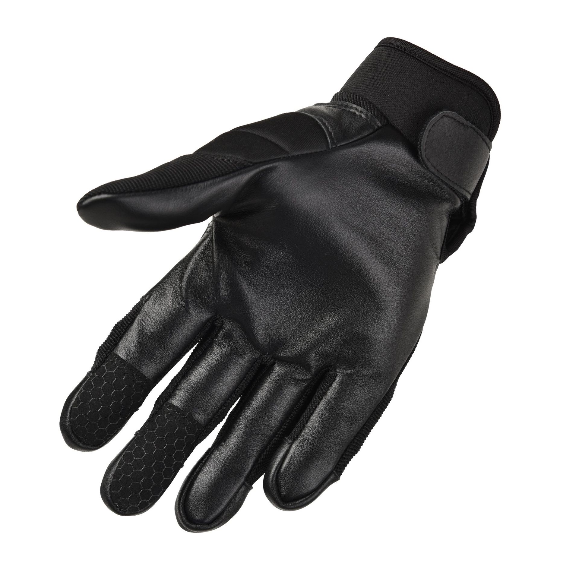 バイク　グローブ 硬質保護板付き本革バイクグローブ