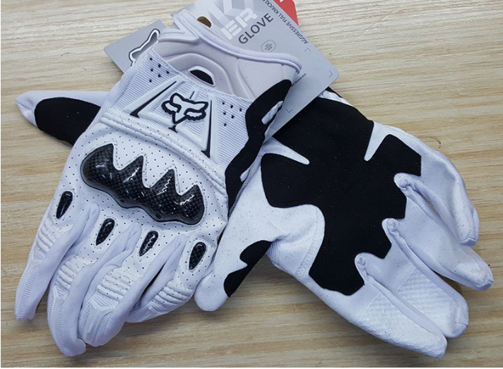 バイク　グローブ 革製保護強化バイクグローブ