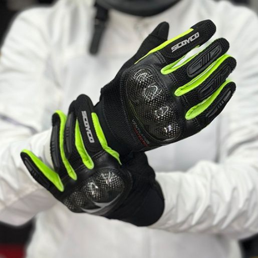 バイクグローブ メッシュ 夏用プロテクション通気メッシュグローブ