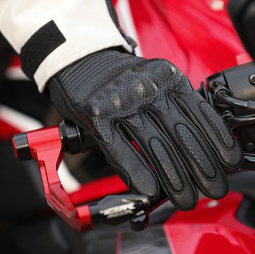 バイク　グローブ プロテクション本革ナックルグローブ