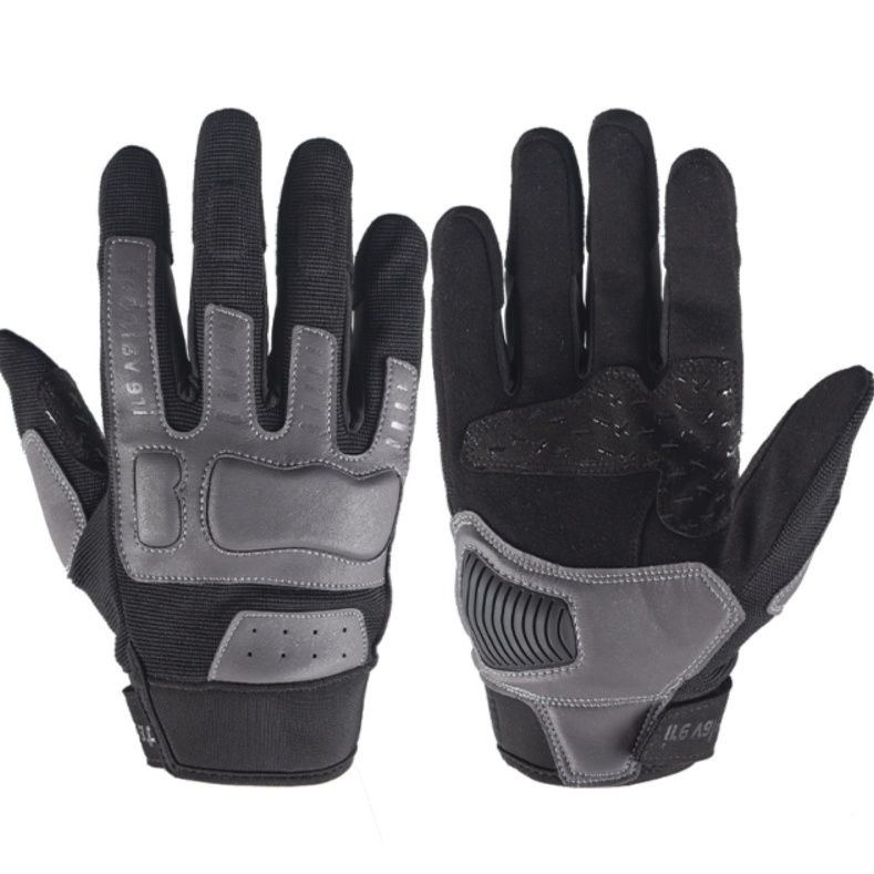 バイク　グローブ 通気性抜群メッシュ素材二輪車用保護手袋