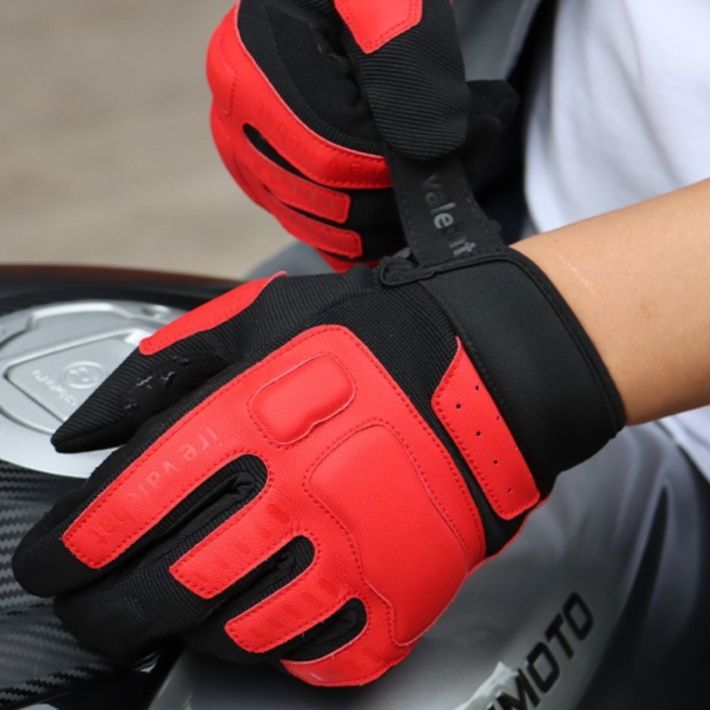 バイク　グローブ 通気性抜群メッシュ素材二輪車用保護手袋