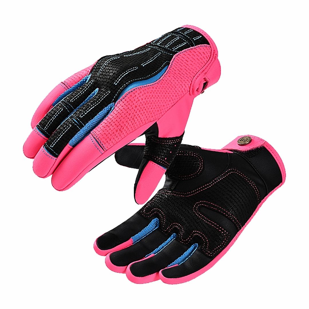 バイク　グローブ 通気性抜群プロテクト指先保護手袋