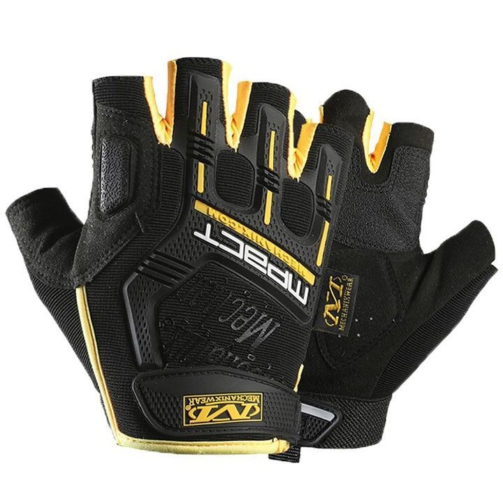 バイク　グローブ プロ仕様半指メッシュバイクグローブ