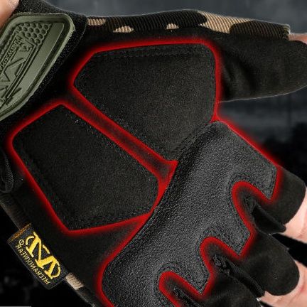 バイク　グローブ プロ仕様半指メッシュバイクグローブ