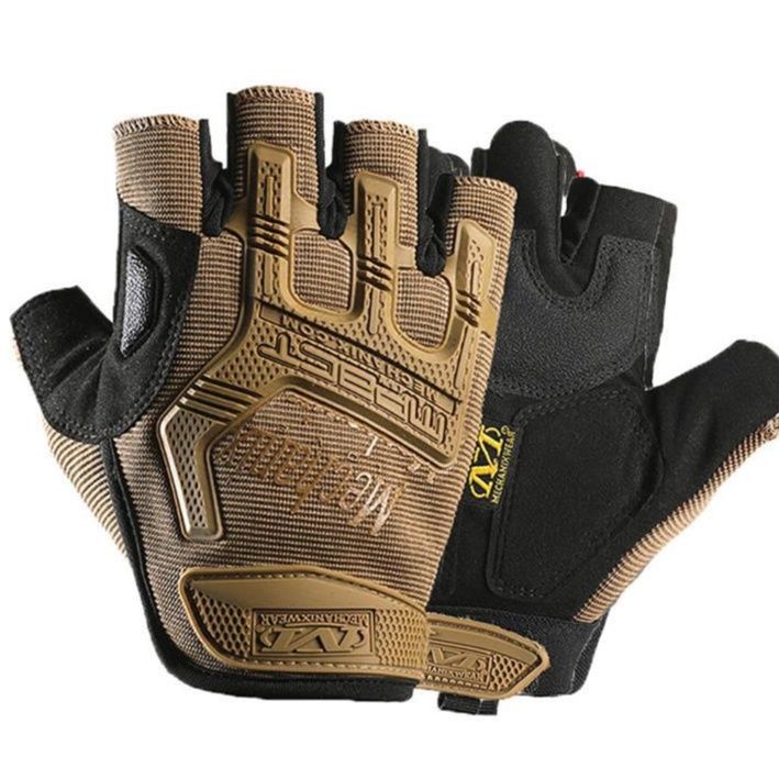 バイク　グローブ プロ仕様半指メッシュバイクグローブ