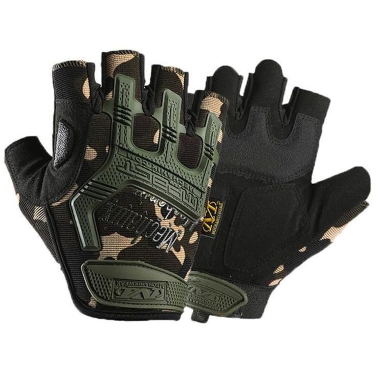 バイク　グローブ プロ仕様半指メッシュバイクグローブ