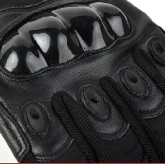 バイク　グローブ 硬質保護板付き本革バイクグローブ